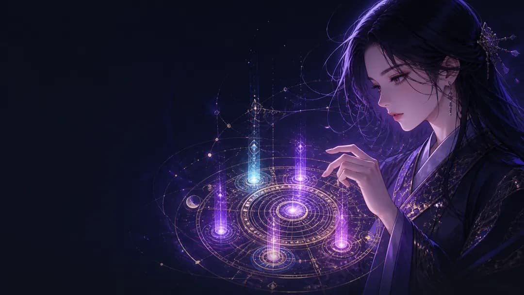사주팔자와 만세력 흐름을 살펴보는 웹툰 인물
